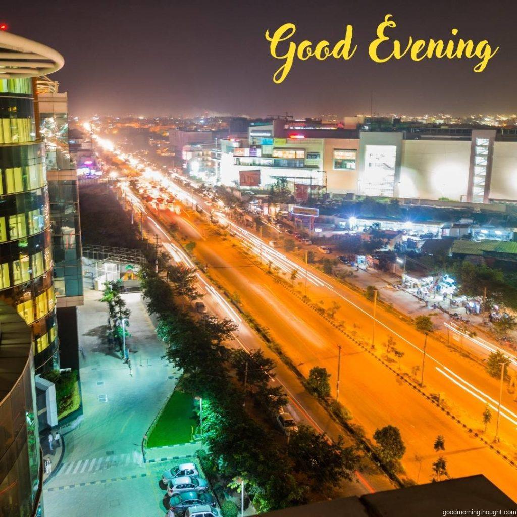 Evening Traffic in Bangalore with the _good evening_ text