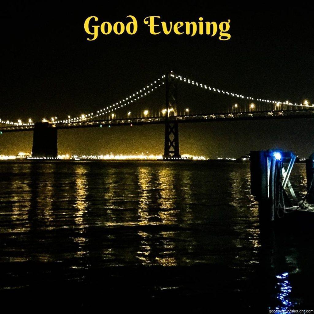 Good Evening San Francisco, _good evening_ text