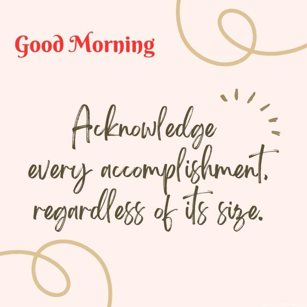 Hand-drawn rays in the background with inspirational and good morning text