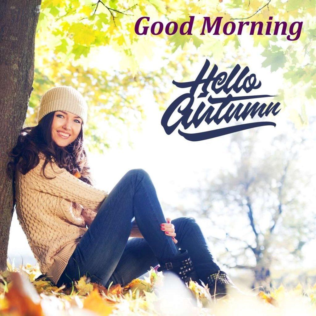 Portrait of a Young Woman, Beautiful Autumn Good morning images