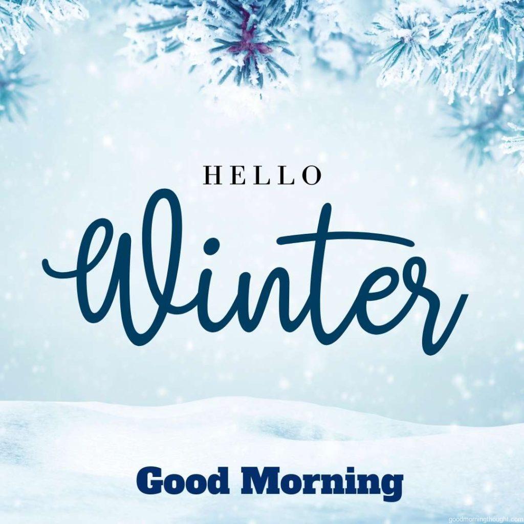 Winter background, Good morning winter images