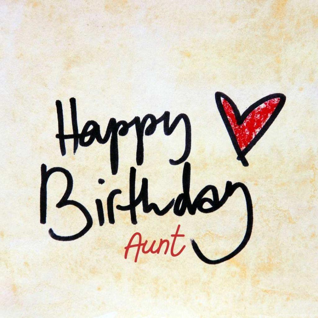 happy birthday made of paper letters, Happy Birthday Aunt Images