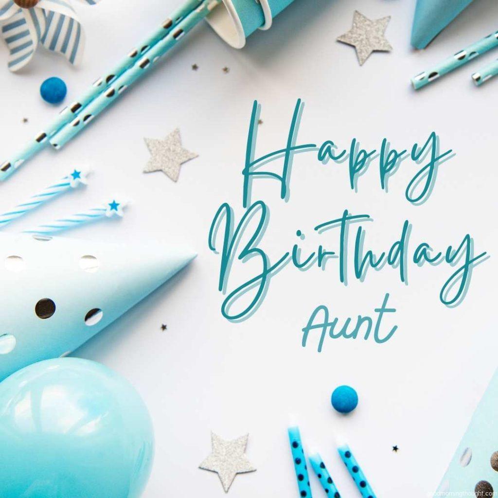 happy birthday made of paper letters, Happy Birthday Aunt Images