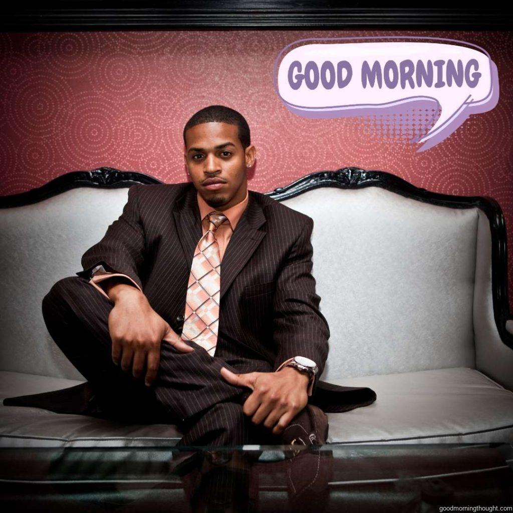 'Young African American Man, Business Portrait, African American Good Morning Images